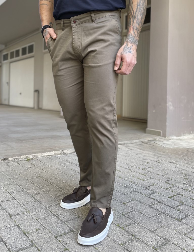 Dynamo ανδρικό πούρο παντελόνι υφασμάτινο Chinos M1315P φωτογραφία